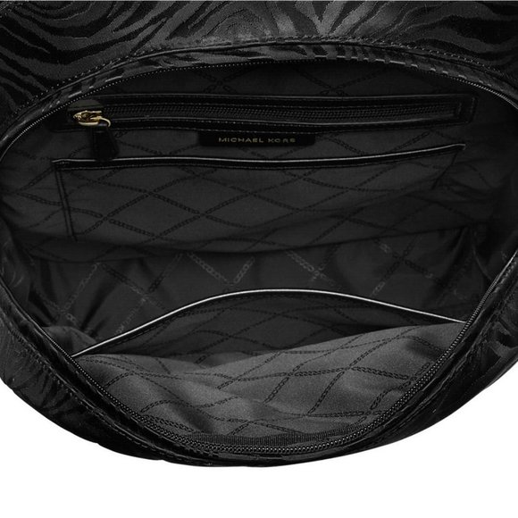 Michael Kors Prescott Medium Black Nylon Backpack School Bag main image 5
